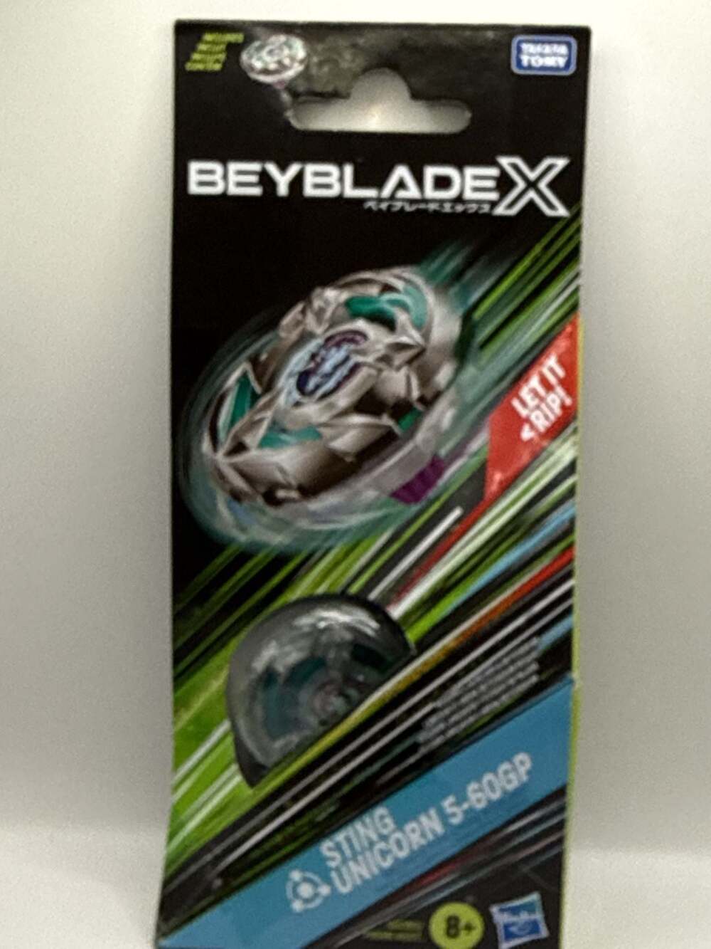 Hasbro Beyblade X Sting Unicorn 5-60GP Spinning Top Booster Pack